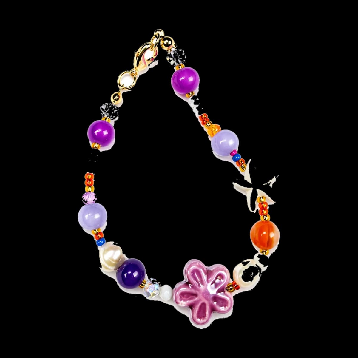 Flor tropical multicolor